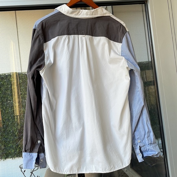 NSF color block blouse, Large, Excellent condition - Picture 2 of 10